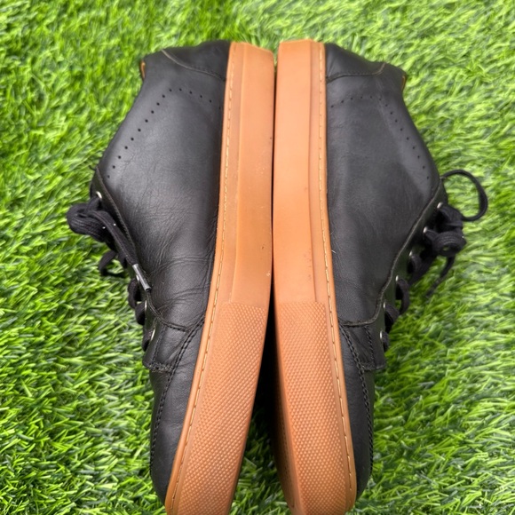 Warfield & Grand Men’s Black Sneakers with Brown Sole Size 9.5 - Picture 4 of 10